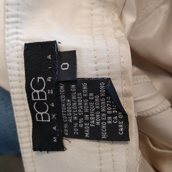 BCBG Vintage Y2K Embroidered Cotton Pant- Sz. 0 - Picture 3 of 9